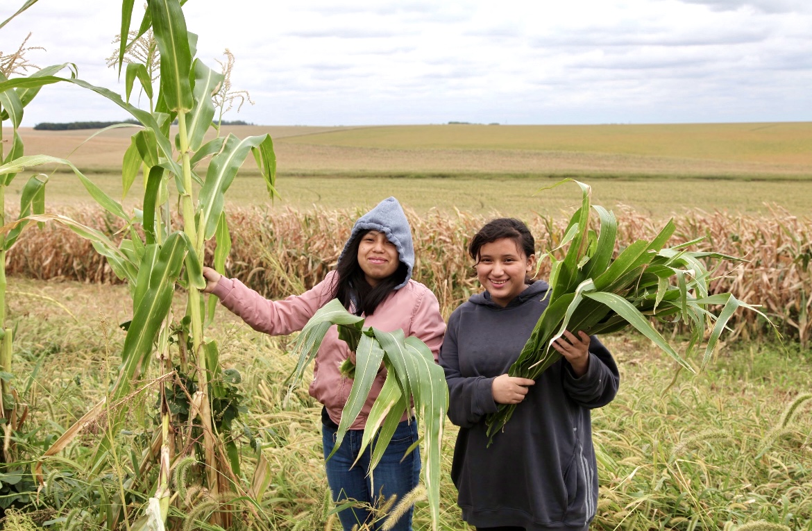 As Nebraska’s Regenerative Farming Movement Grows, Omaha’s Maya Youth Lead the Way