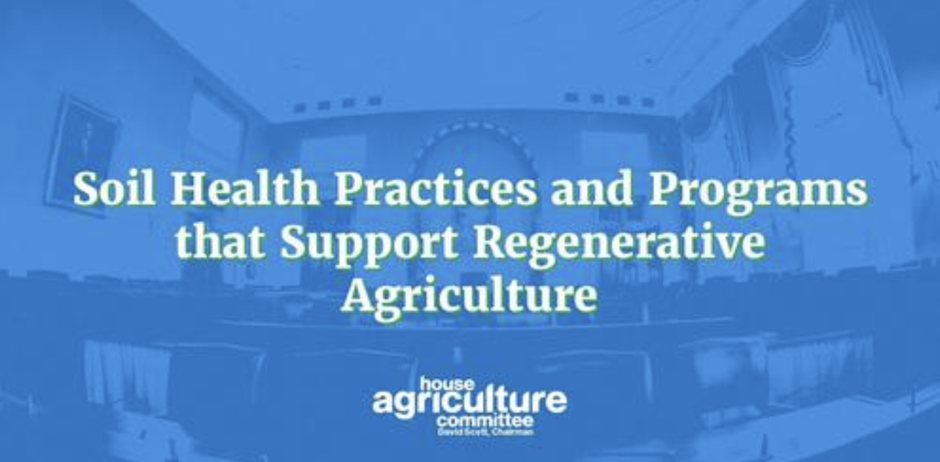 SOIL HEALTH PRACTICES AND PROGRAMS THAT SUPPORT REGENERATIVE AGRICULTURE